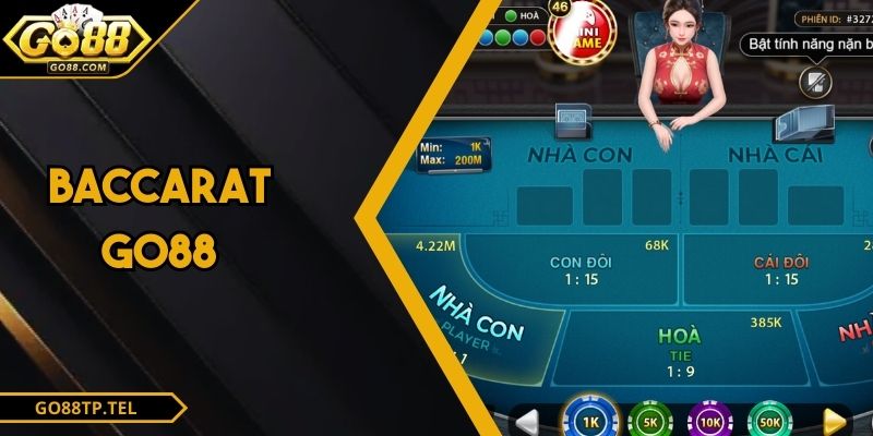 Baccarat GO88 – Trải Nghiệm Bàn Cược Đẳng Cấp Thắng Cao
