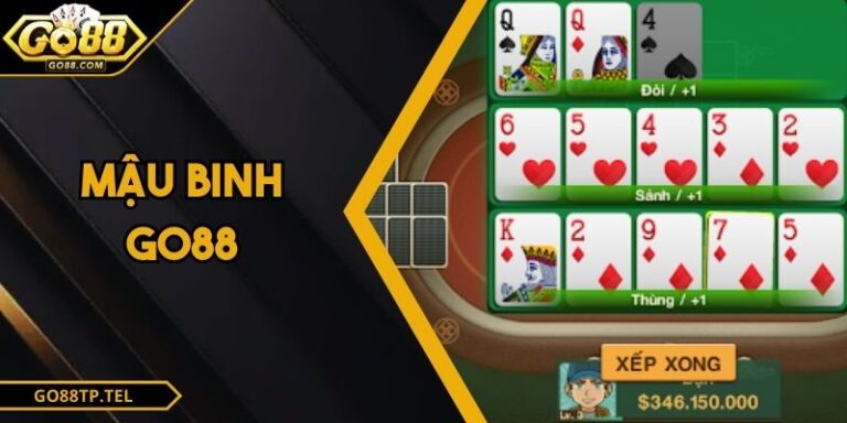 Mậu Binh GO88 – Thử Thách Tư Duy Và Chiến Thuật Từng Ván