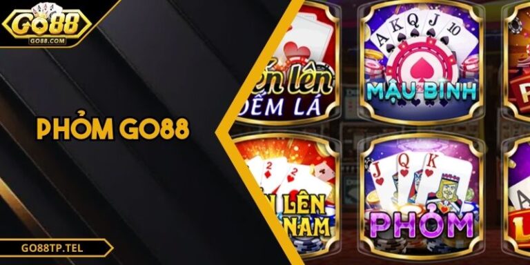 Phỏm GO88 – Trải Nghiệm Đánh Bài Chiến Thuật Tinh Tế