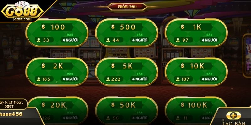 Phỏm GO88 – Trải Nghiệm Đánh Bài Chiến Thuật Tinh Tế 3 Chiến thuật ghi nhớ, hạ nâng tỷ lệ thắng trong từng ván