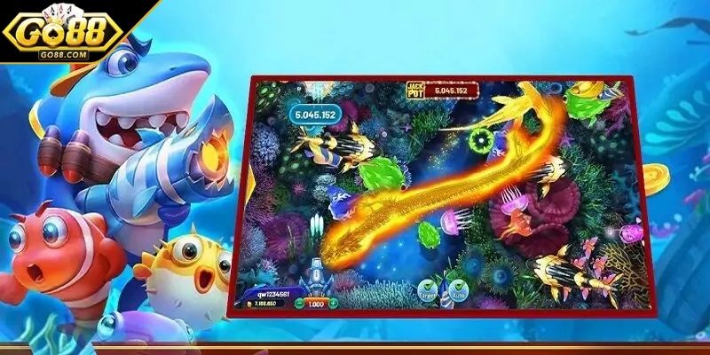 Săn Hũ Rồng Thần GO88 – Chinh Phục Đại Dương Vàng Rực Rỡ 3 Nâng tỉ lệ thắng cao nhờ chiến thuật bắn chính xác và thông minh