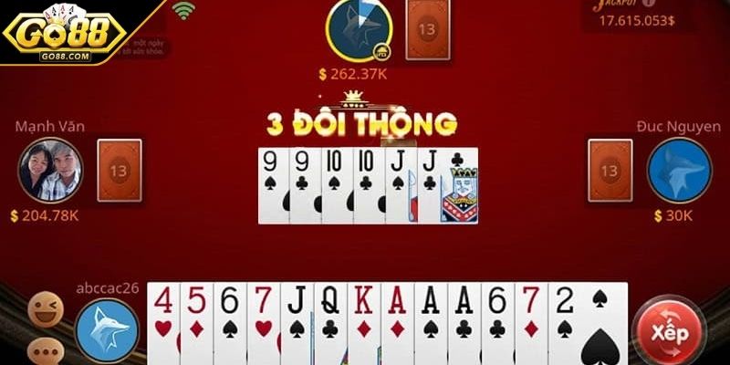 Luật chơi rõ ràng, phần thưởng minh bạch trong tiến lên GO88