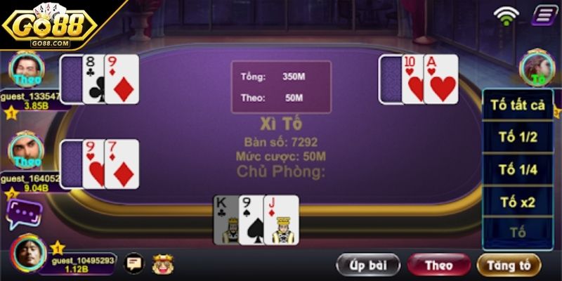  Luật tố bài minh bạch, thứ tự bài chuẩn xác